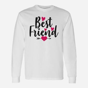 Best Friend Happy Valentines Day Friendship Besties Long Sleeve T-Shirt - Seseable