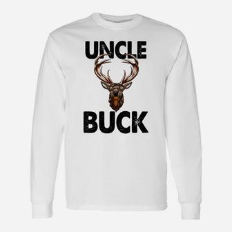 Best Uncle Buck Ever Tee Shirt Funny Men Hunting Deer Buck Unisex Long Sleeve | Crazezy CA