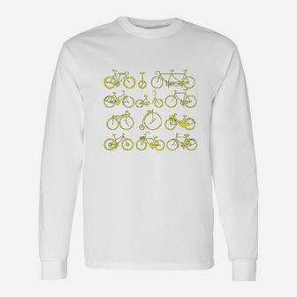 Bicycle Cycling Mountain Bike Humor Cyclist Hipster Rider Unisex Long Sleeve | Crazezy