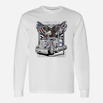 Big Rig Wild And Free Truck Driver Semi Unisex Long Sleeve | Crazezy CA