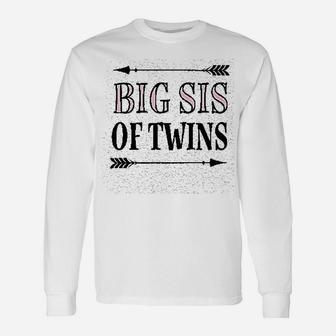 Big Sis Of Twins Sister Unisex Long Sleeve | Crazezy DE