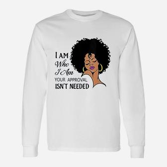 Black Queen Lady Curly Natural Afro African American Ladies Unisex Long Sleeve | Crazezy