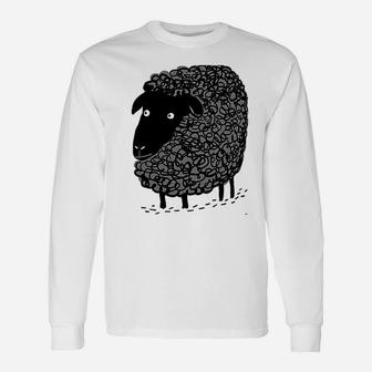 Black Sheep Unisex Long Sleeve | Crazezy UK