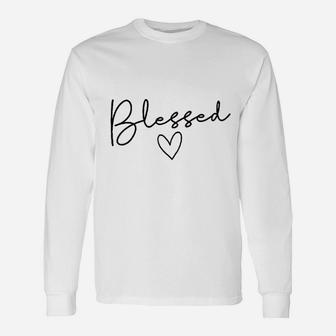 Blessed Heart Unisex Long Sleeve | Crazezy