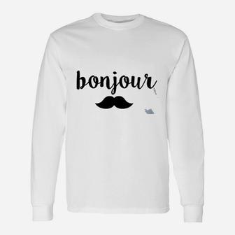 Bonjour Long Sleeve T-Shirt - Thegiftio UK