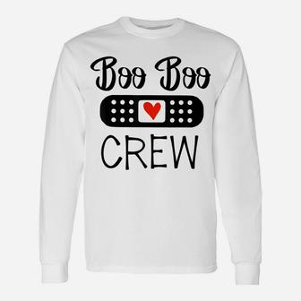 Boo Boo Crew Funny Nurse Life Gift Tshirt Nurse Day Gift Unisex Long Sleeve | Crazezy