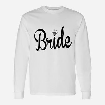 Bride Gift For Wedding Party Unisex Long Sleeve | Crazezy DE