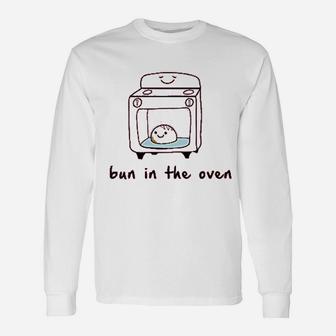 Bun In The Oven Preg Long Sleeve T-Shirt - Thegiftio UK