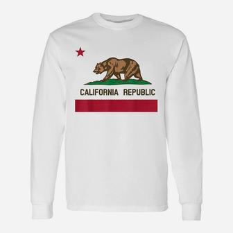 California State Flag Unisex Long Sleeve | Crazezy
