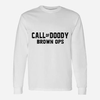 Call Of Doody Brown Ops Long Sleeve T-Shirt - Thegiftio UK