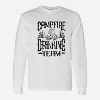 Campfire Drinking Team Long Sleeve T-Shirt - Thegiftio UK