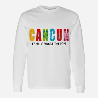Cancun Family Vacay Funny Beach Vacation Matching Group Trip Unisex Long Sleeve | Crazezy AU