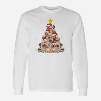 Cavachon Christmas Tree Funny Dog Lover Gifts Xmas Pajamas Unisex Long Sleeve | Crazezy UK