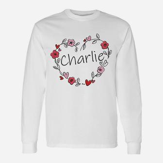 Charlie Heart Unisex Long Sleeve | Crazezy CA