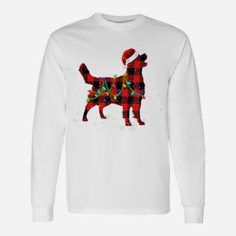 Christmas Lights Golden Retriever Dog Lover Dog Dad Dog Mom Unisex Long Sleeve | Crazezy