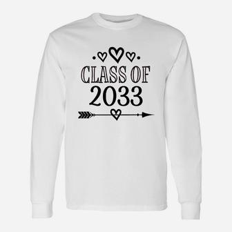 Class Of 2033 School Class Graduation Unisex Long Sleeve | Crazezy
