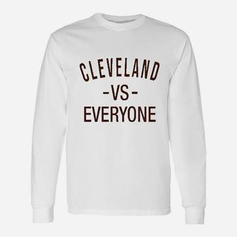 Cleveland Vs Everyone Unisex Long Sleeve | Crazezy DE