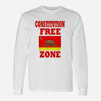 Constitution Free Zone Unisex Long Sleeve | Crazezy UK