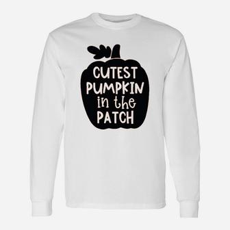 Cutest Pumpkin In The Patch Unisex Long Sleeve | Crazezy