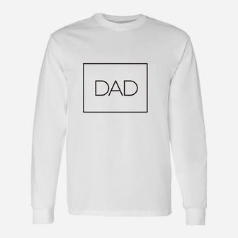 Dad First Time Fathers Day Present Unisex Long Sleeve | Crazezy