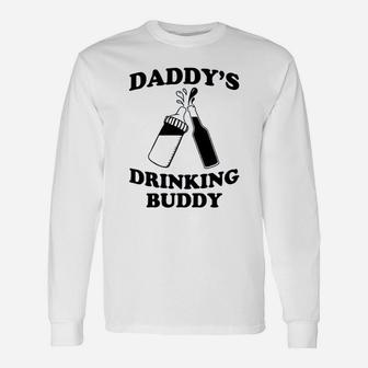 Daddys Drinking Buddy Unisex Long Sleeve | Crazezy UK