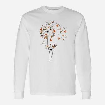 Dandelion Chicken Flower Unisex Long Sleeve | Crazezy