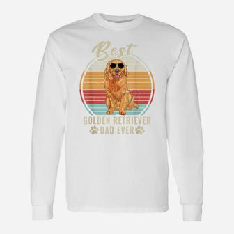 Dogs 365 Best Golden Retriever Dad Ever Fathers Day Dog Gift Unisex Long Sleeve | Crazezy AU