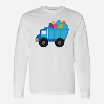 Easter Egg Truck Unisex Long Sleeve | Crazezy