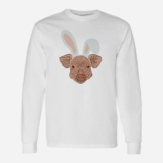 Easter Pig Long Sleeve T-Shirt - Thegiftio UK
