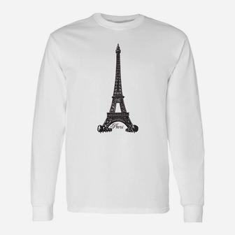 Eiffel Tower Paris France Unisex Long Sleeve | Crazezy CA