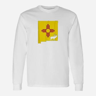 Elk Hunting New Mexico Design Gift For Bow Hunters Unisex Long Sleeve | Crazezy DE