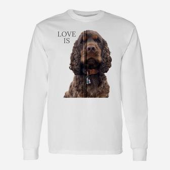 English Cocker Spaniel Shirt Dog Mom Dad Love Pet Puppy Tee Zip Hoodie Unisex Long Sleeve | Crazezy CA