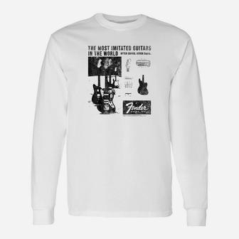 Fender The Most Imitated Guitars In The World Unisex Long Sleeve | Crazezy
