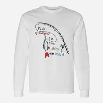 Fishing With Daddy Unisex Long Sleeve | Crazezy DE