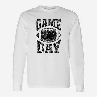 Football Game Day Funny Team Sports Gifts Men Women Vintage Unisex Long Sleeve | Crazezy