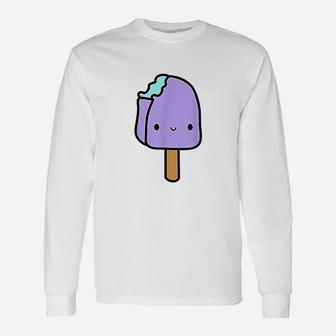 Funny And Cute Popsicle Ice Cream Unisex Long Sleeve | Crazezy