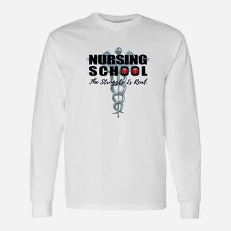 Funny Nursing Student Nursing School Unisex Long Sleeve | Crazezy