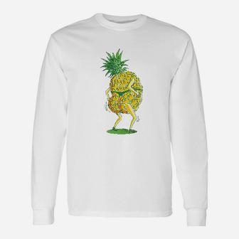 Funny Pineapple Unisex Long Sleeve | Crazezy