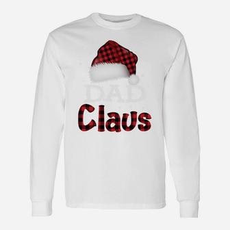 Funny Santa Hat Christmas Costume Family Matching Dad Claus Unisex Long Sleeve | Crazezy DE