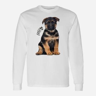 German Shepherd Shirt Shepard Dog Mom Dad Love Pet Puppy Tee Unisex Long Sleeve | Crazezy AU