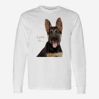 German Shepherd Shirt Shepard Dog Mom Dad Love Pet Puppy Tee Zip Hoodie Unisex Long Sleeve | Crazezy