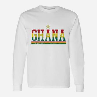 Ghana Country Flag Unisex Long Sleeve | Crazezy UK