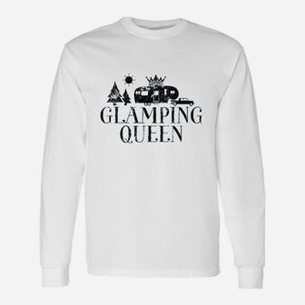 Glamping Queen Unisex Long Sleeve | Crazezy