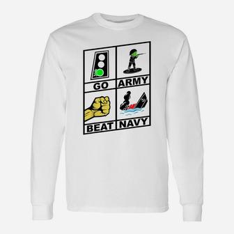 Go Army Beat Navy 2019 Pictures Are Worth 1000 Words Unisex Long Sleeve | Crazezy