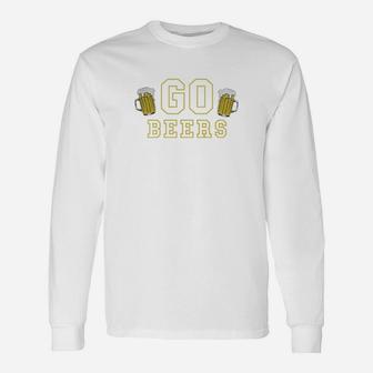 Go Beers Men's Premium Long Sleeve T-Shirt - Thegiftio UK
