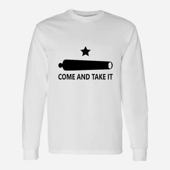 Gonzales Flag Come And Take It Triblend Unisex Long Sleeve | Crazezy