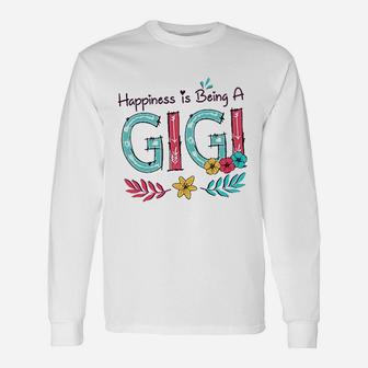Happiness Is Being A Gigi Unisex Long Sleeve | Crazezy UK