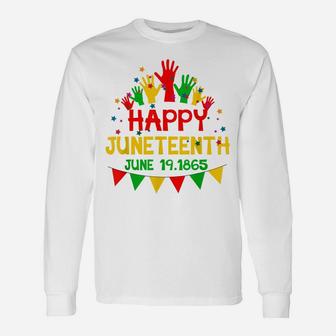Happy Juneteenth Day Freedom Gift Unisex Long Sleeve | Crazezy CA