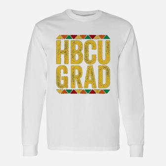 Hbcu Gradhistorical Black College Long Sleeve T-Shirt - Thegiftio UK