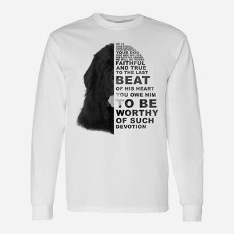 He Is Your Friend Your Partner Your Dog Newfoundland Dogs Sweatshirt Unisex Long Sleeve | Crazezy